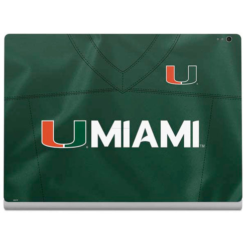 University of Miami Green Jersey Surface Book 2 13.5in Skin